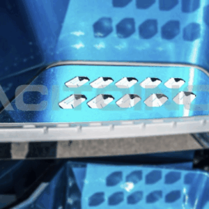 Rostfria detaljer fotsteg passar till Volvo 4