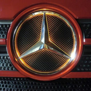 LED ljus passar Mercedes logo front