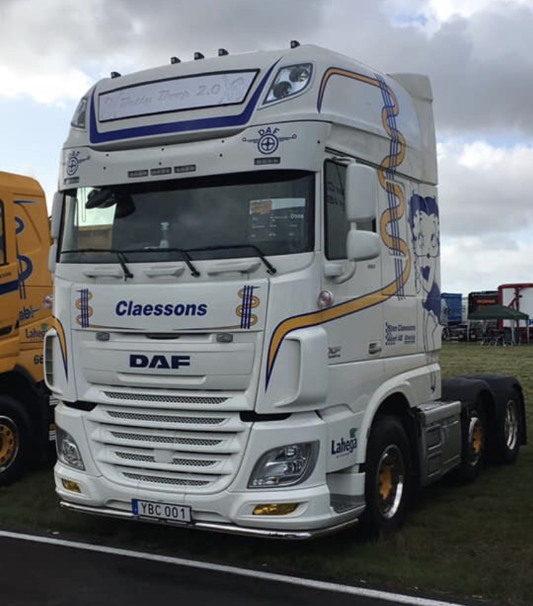 Solskärm passar DAF XF 32 cm 7 LED - Bild 2