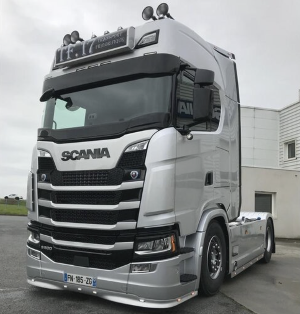 Underspoiler passar Scania NG Låg stöt Typ 3