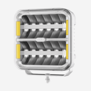 OZZ SQUARE 9" Extraljus Vit, Dynamiskt pos.ljus & boost funktion