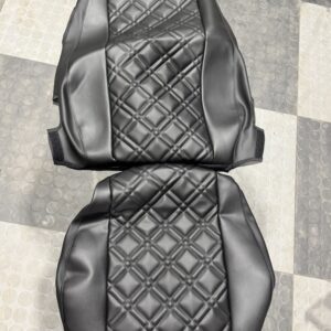 Stolsöverdrag passar Volvo 3 premium svart