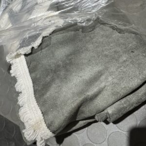 Fönstergardin Grå / Vit