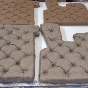 Mattset Polyurethane Capitone