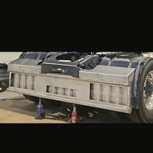 Bakljusramp rostfri för dubbla fyrkantiga lamphål