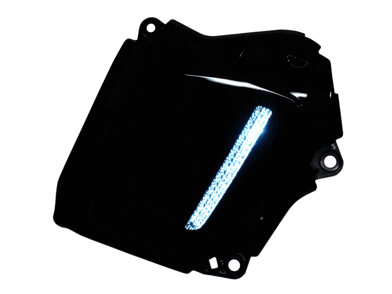 Strålkastare passar Volvos toppljus 2024+ Dual color Xenon/orange