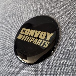 Klistermärke Domad Convoy Svart/Guld