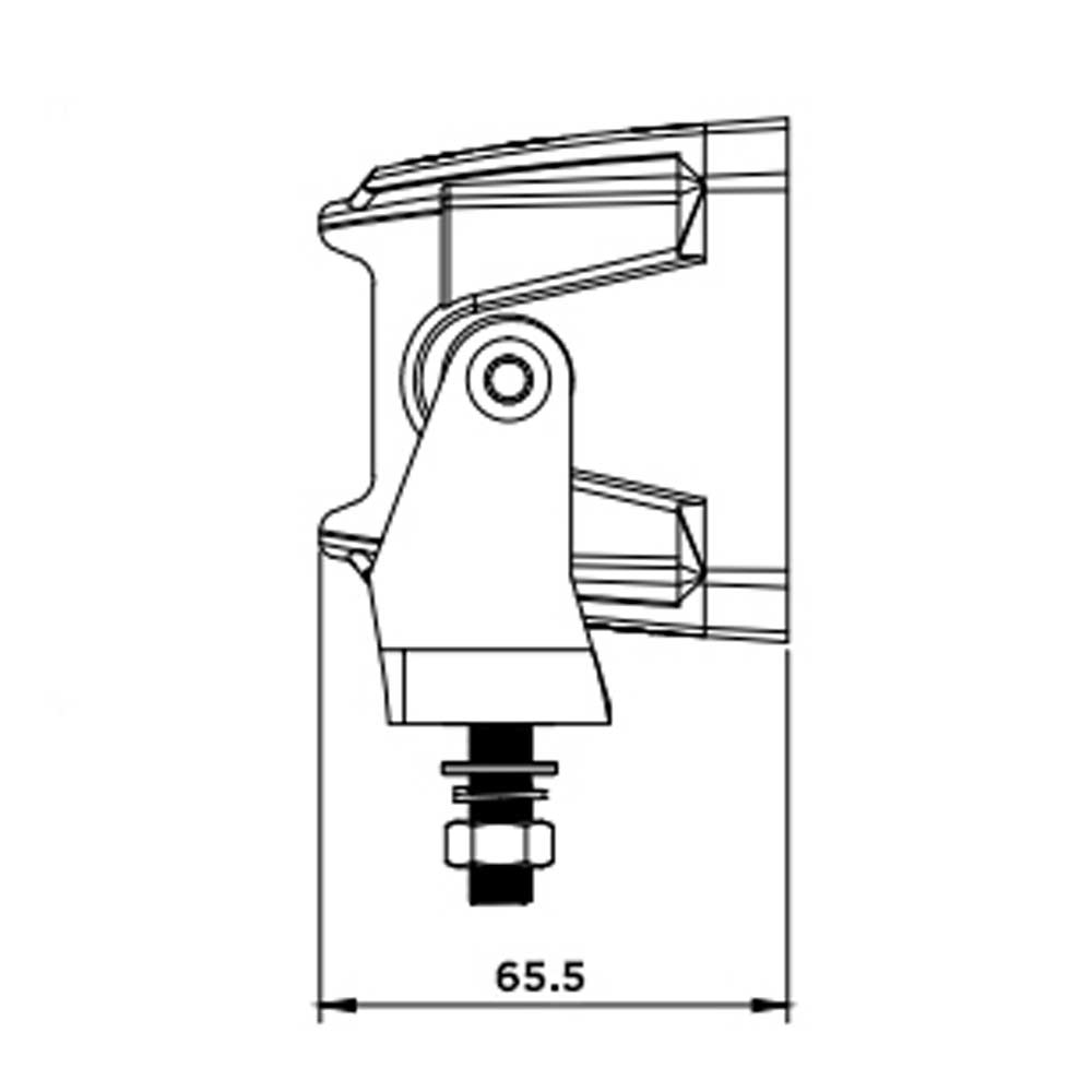 Boreman POD LED Arbetsljus, Röd & Orange position - Image 8