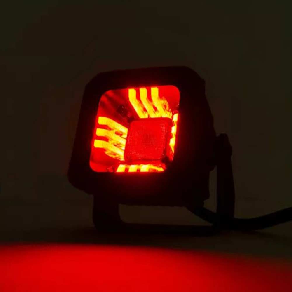 Boreman POD LED Arbetsljus, Röd & Orange position - Image 3